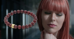 Garnet gemstone, Crystal Code bracelet by Gems In Style Jewellery