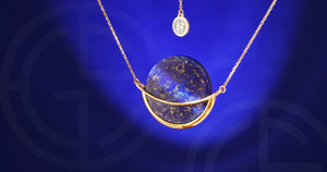Lapis Lazuli gemstone necklace by Gems In Style Jewellery