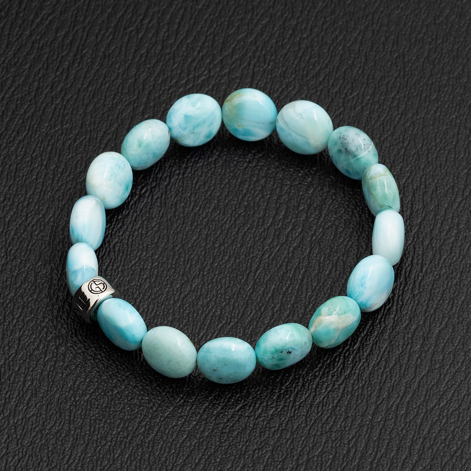 Blue Brilliance” – Natural blue Larimar bracelet for women and men. Give  AAAAAA natural beauty! – Corano Jewelry