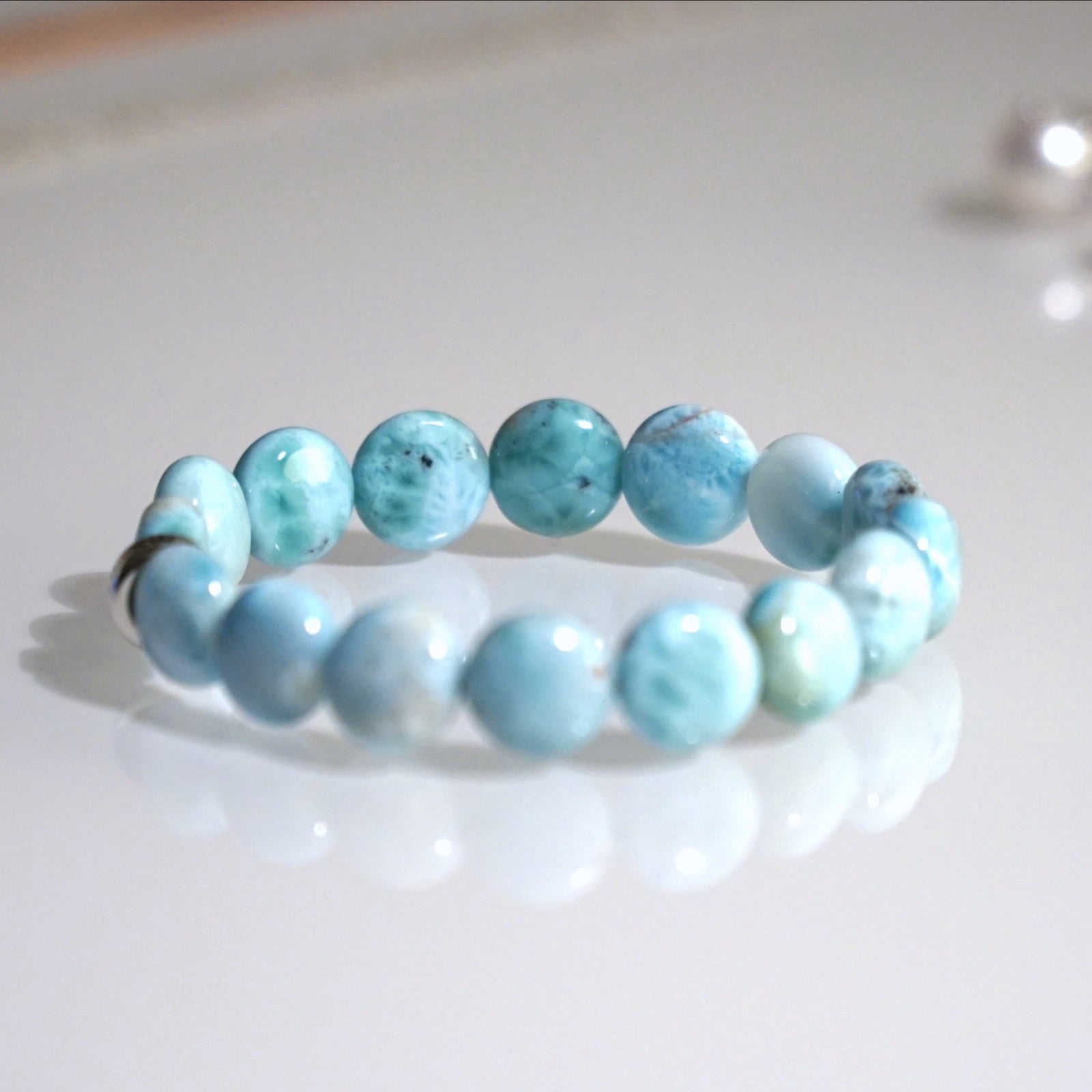 Crystal Code ⋅ Larimar Dominicana ⋅ Bracelet Gems In Style