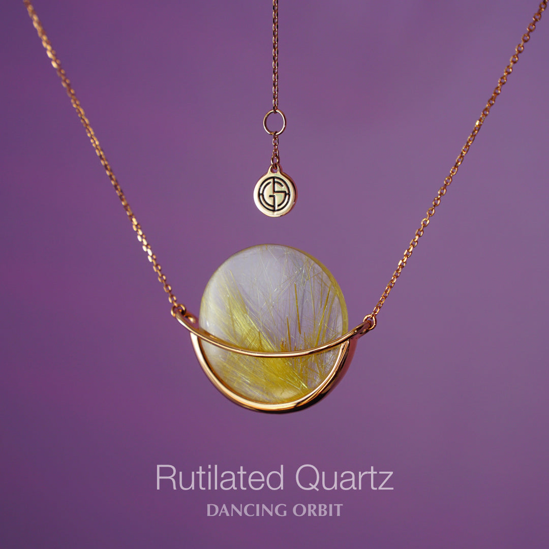 Rutilated quartz best sale necklace