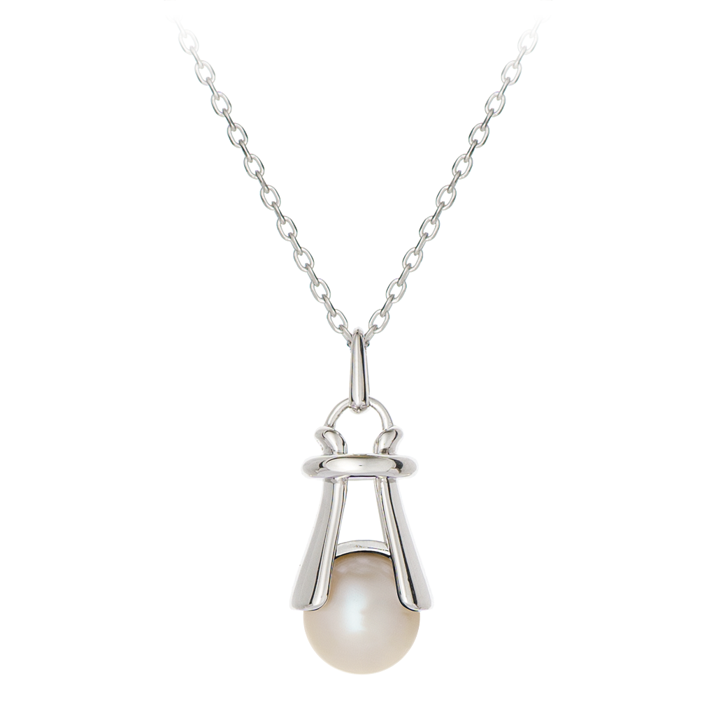 ★LOVE ME MONSTER★ Essential Pearl Necklace 8mm ☆LOVE ME MONSTER☆Essential Pearl Chain Long Necklace 8mm