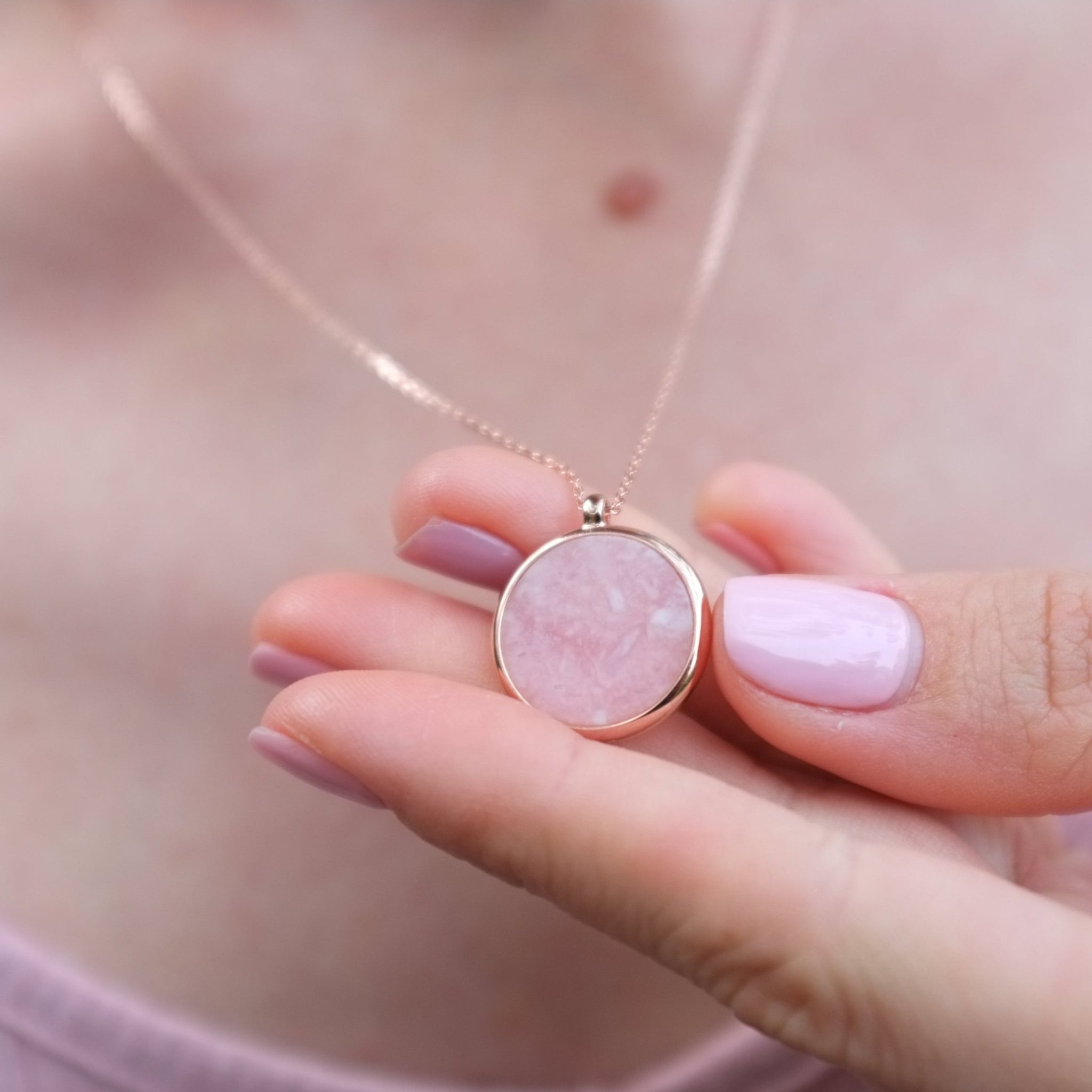 Signature ⋅ Pink Opal ⋅ Necklace Gems In Style
