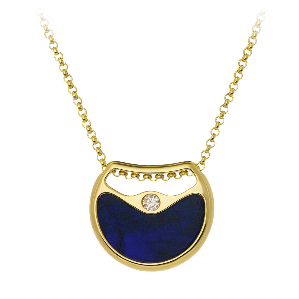 Double Agent ⋅ Lapis Lazuli & Howlite ⋅ Necklace - Gems In Style