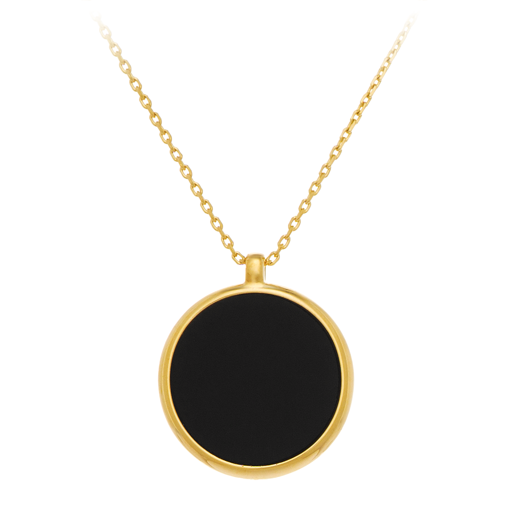 ネックレス・ペンダント MORELLATO 2909 CIONDOLO 1POINT GOLD ONYX SQUARE TOP NECKRACE Pomellato Nudo Classic Necklace with Pendant | Pomellato